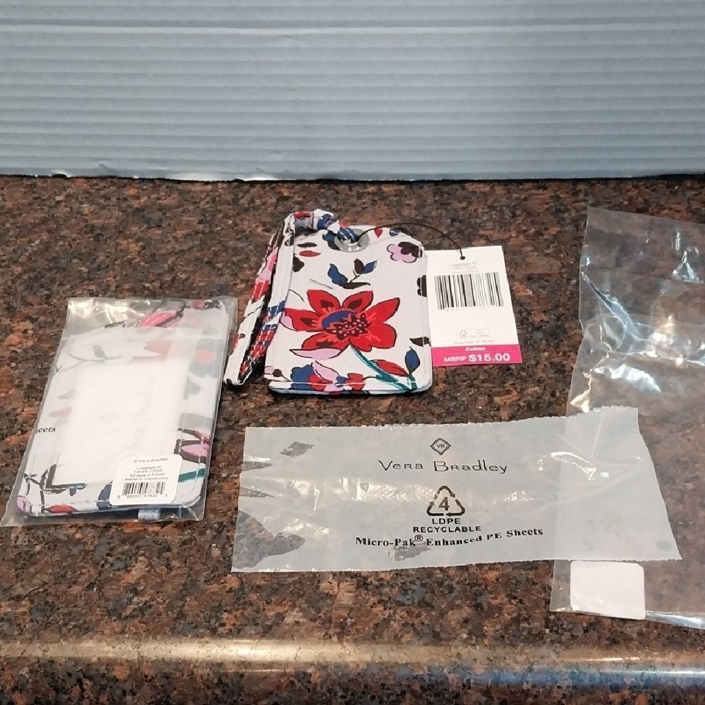 Vera Bradley Red and Blue Floral Phone Case